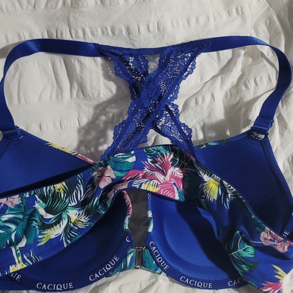 Lot of 3 colorful womens bras size 42C - Picture 10 of 12